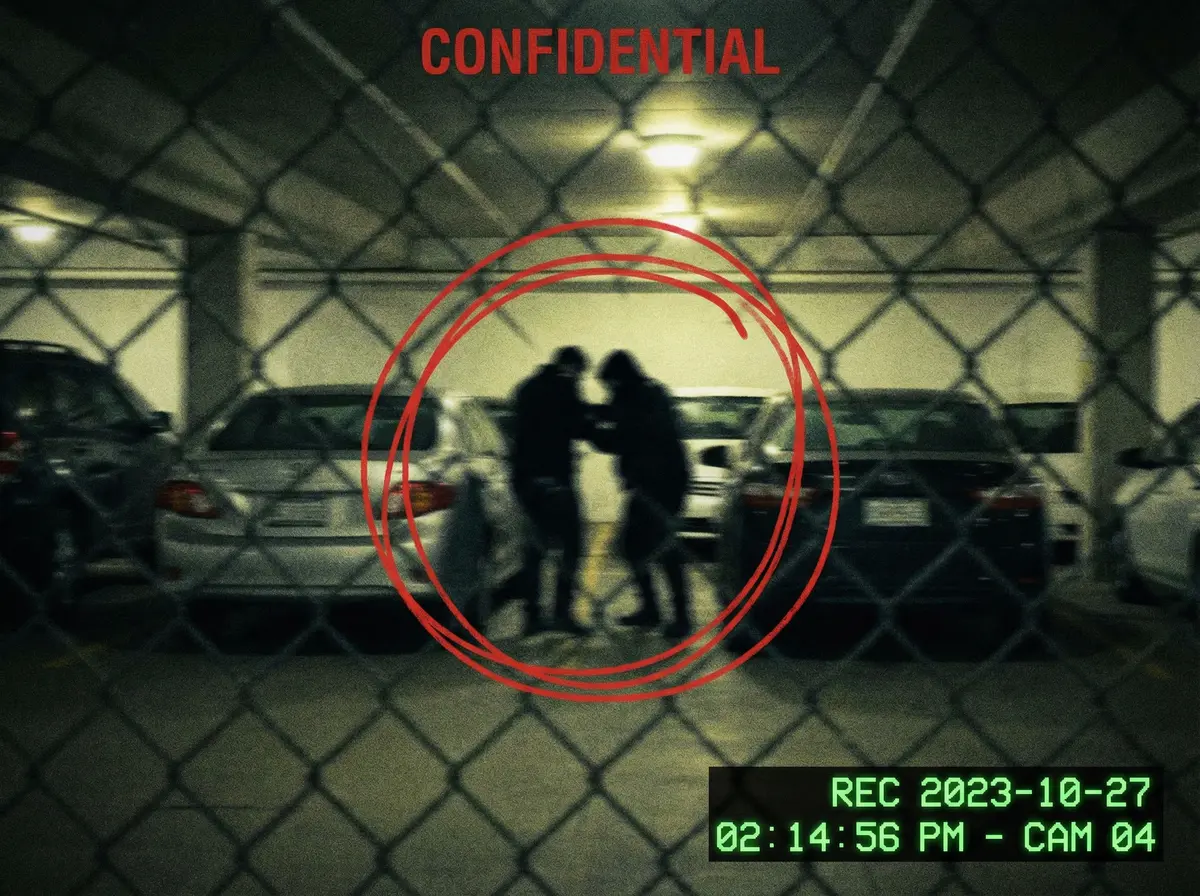 狗仔跟拍明星秘密会面现场